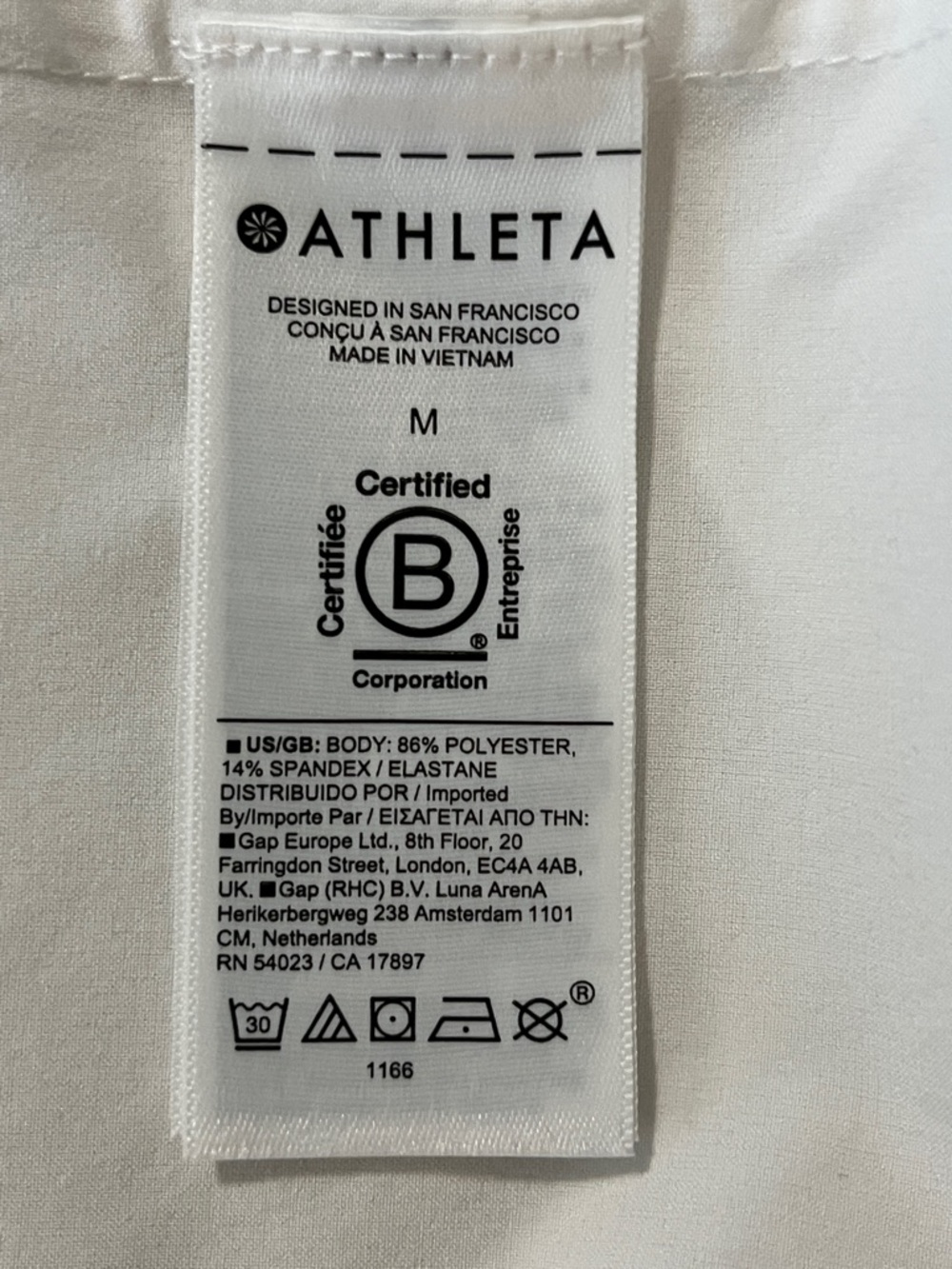 Athleta Crisp White Sleeveless Collared Top - Picture 7 of 12